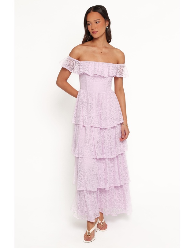 Petal & Pup - Miravelle Maxi Dress - Lilac Lace