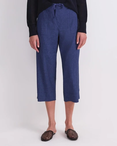 Sportscraft - Rosa Crop Linen Pant