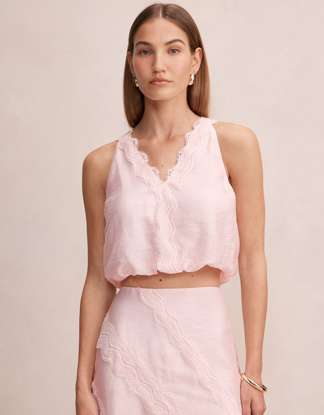 Forever New - Maeve Lace Tie Top