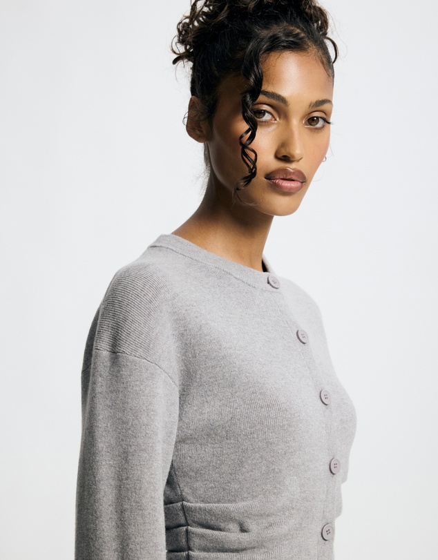Lover - Dido Sculpted Wool Cardigan