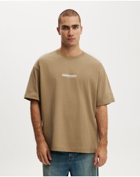 Cotton On - Box Fit Text T-Shirt
