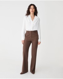 Forcast - Claudia Pleat Neck Blouse