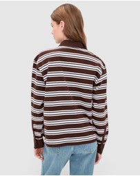 rag & bone - Rugby Stripe Long Sleeve Polo