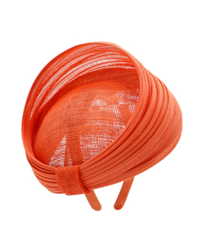 Morgan & Taylor - Blaze Beret Fascinator in Orange