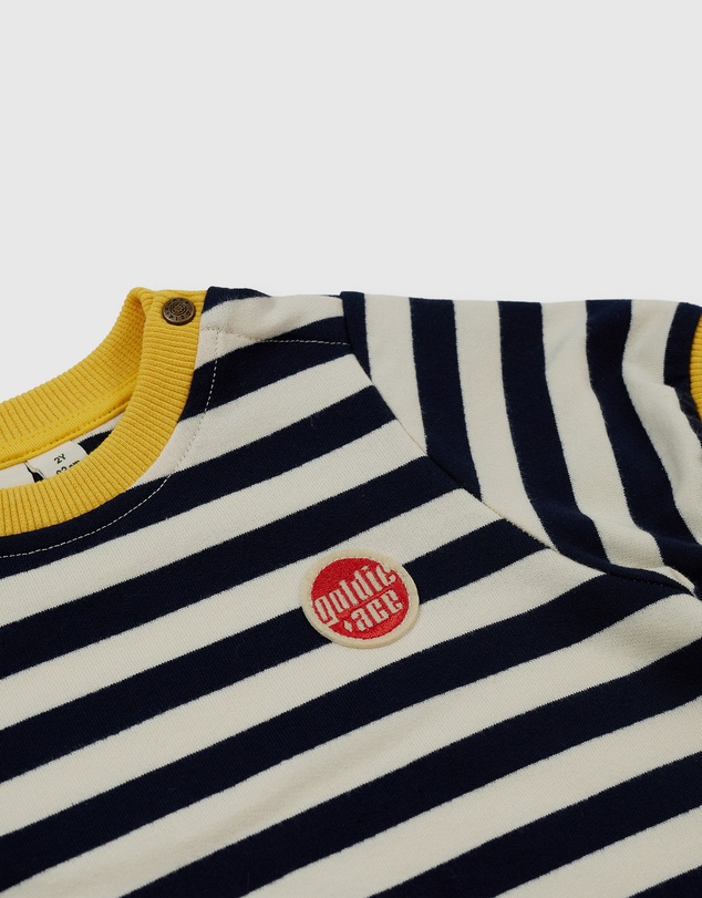 Goldie + Ace - Stripe Ringer T-Shirt Dress - Babies-Kids