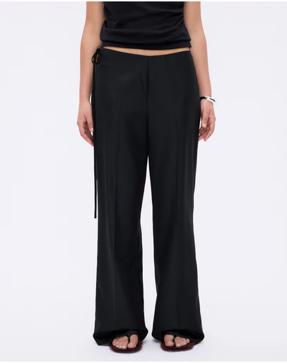 Minima Esenciales - Quill Wool Blend Tie Pants