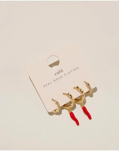 Rubi - 2Pk Mid Earring