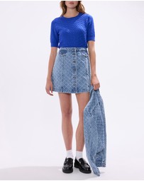 Marcs - Shimmer Flames Knit Top