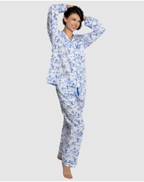 Sant And Abel - Women's Skydog Blue Long PJ Set