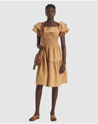 Zerafima - Helena Shoulder Frill Dress