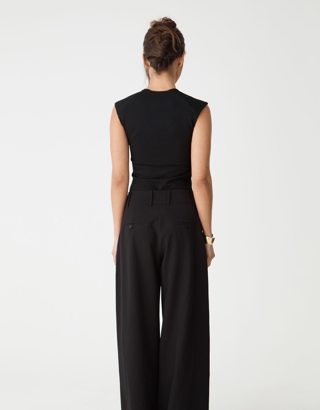 Forcast - Soho Rounded Square Neck Top