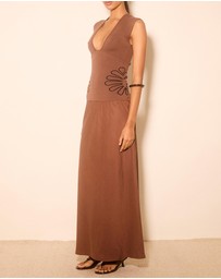 MON RENN - Venture Knit Combo Dress