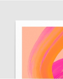 Olive et Oriel - Color Strokes No 13 by Treechild Art Print