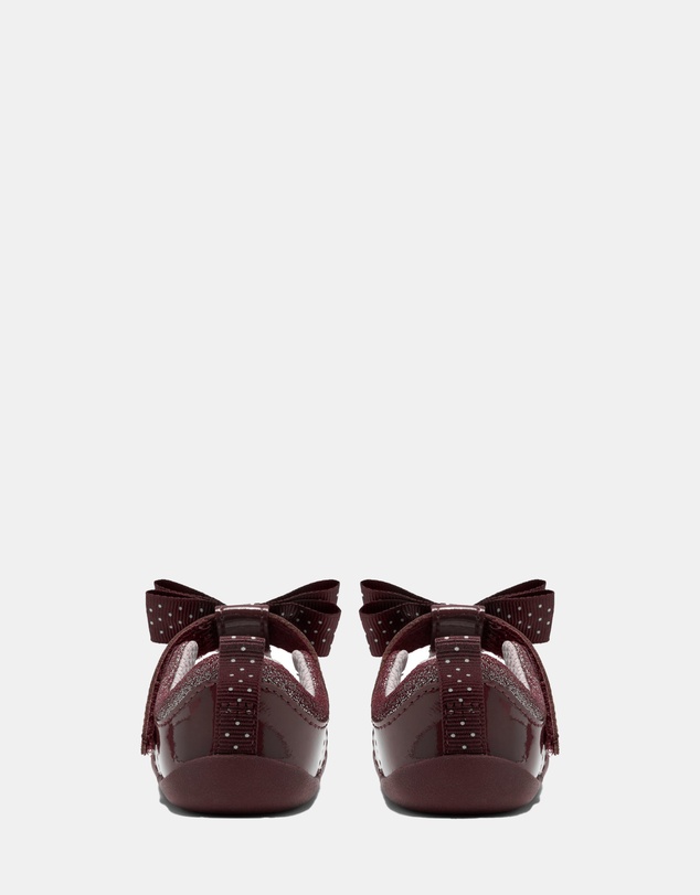 Clarks - Roamer Trim (T) Burgundy Patent