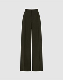 CAMILLA AND MARC - Una Straight Leg Pin Tuck Trousers