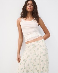 M.N.G - Godet Flower Skirt