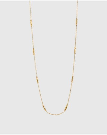 Najo - Piantina Yellow Gold Necklace (45cm+ext)