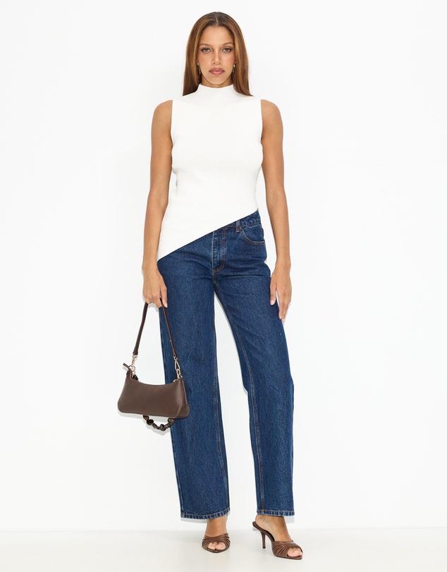Dazie - Gracie High Neck Knit Top