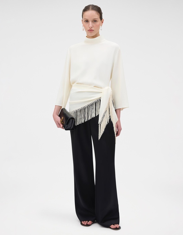 Oroton - Scarf Detail Top