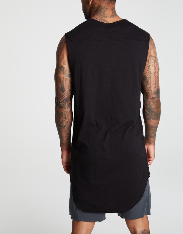 Surrounded By Ghosts - The Galena Rib Knit Tail Muscle T-Shirt