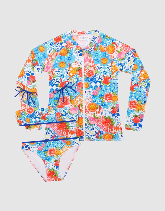 Bluesalt Beachwear - Dolce Vita Rash Top and matching Bikini