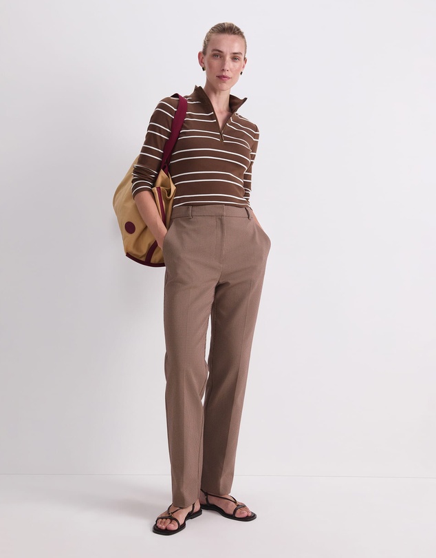 Sportscraft - Lucy Zip Funnel Neck Top