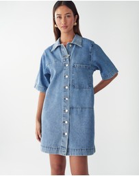 ST MRLO - Denim Shirt Dress