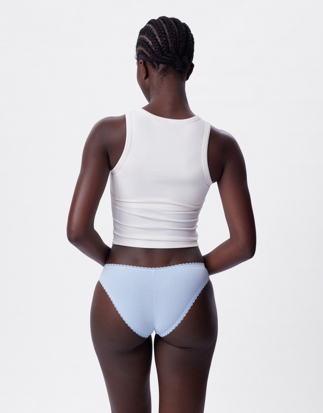 Bras N Things - Lyra Brazilian Knicker - Light Blue