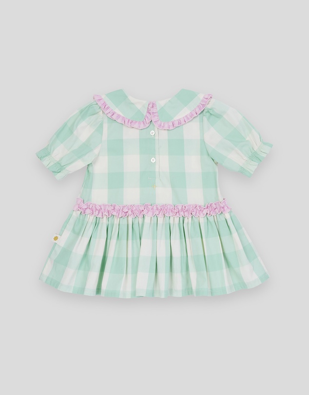 Goldie + Ace - Gingham Collar Dress - Babies-Kids
