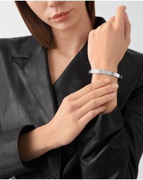 Philipp Plein - PLEIN CUFF Silver-Tone Bracelet