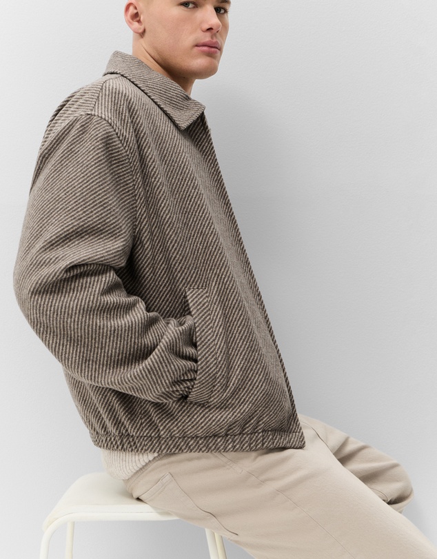 UNISON - Wool Blend Bomber Jacket