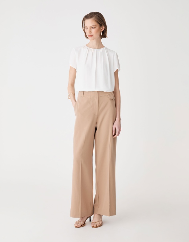 Forcast - Angela Gathered Neck Top