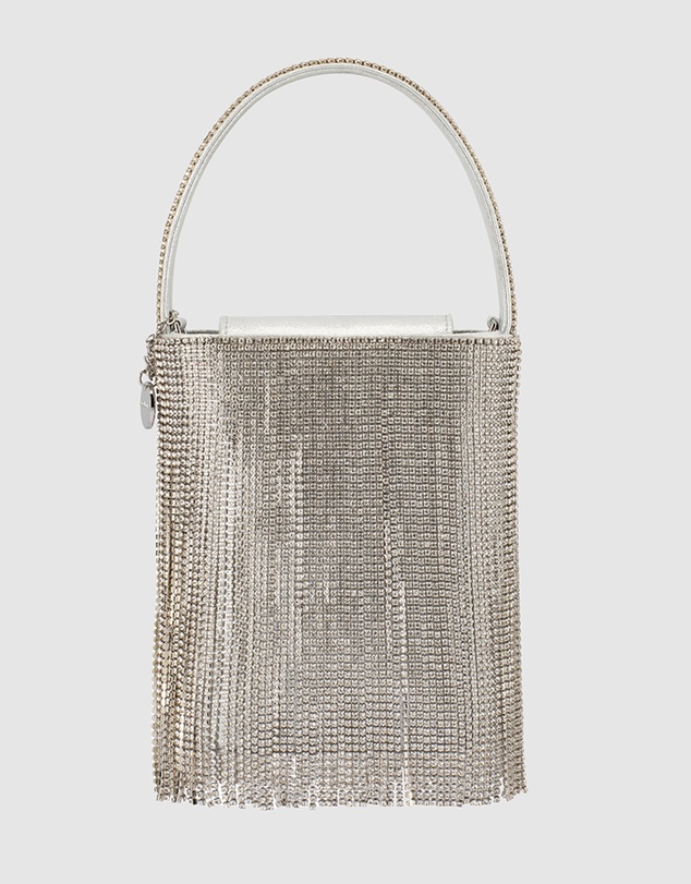 Olga Berg - Billie Crystal Fringe Bag
