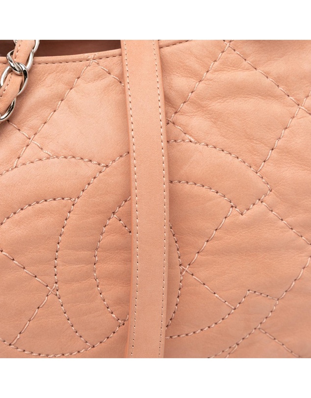 Pre-Loved by Azura Reborn - Pre-Loved Small Iridescent Calfskin Sea Hit Tote