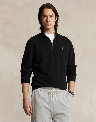 Polo Ralph Lauren - Luxury Jersey Quarter-Zip Pullover
