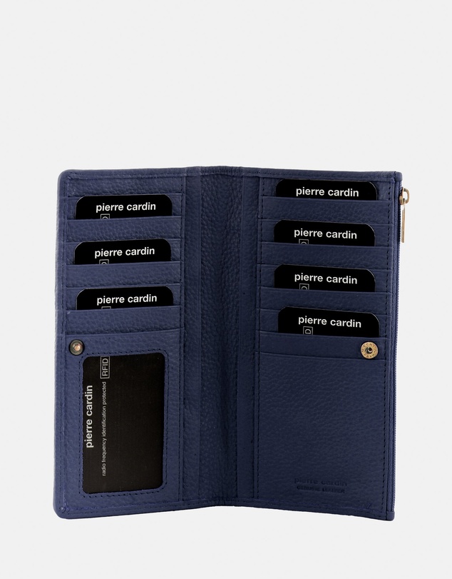 Pierre Cardin - Pierre Cardin Genuine Ladies Leather Bi-Fold Wallet
