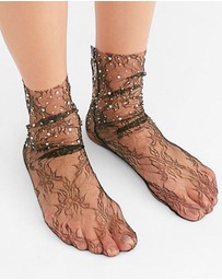 High Heel Jungle - Crystal Lace Socks