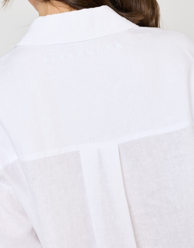 ALEXANDRA - Dune Shirt White