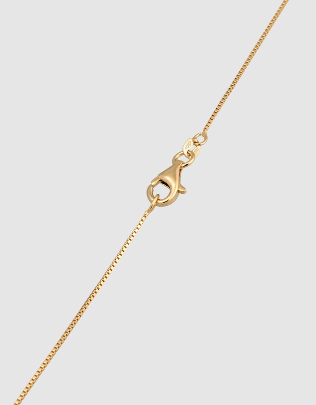 Kuzzoi - ICONIC EXCLUSIVE - Long Box Chain Necklace in Gold-Plated 925 Sterling Silver