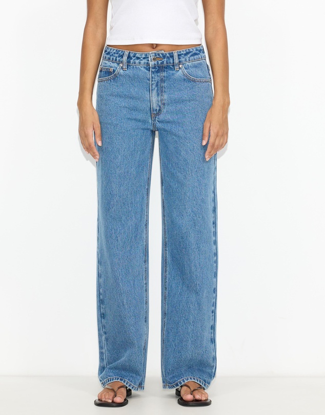 Dazie - Florence Mid Rise Straight Jeans
