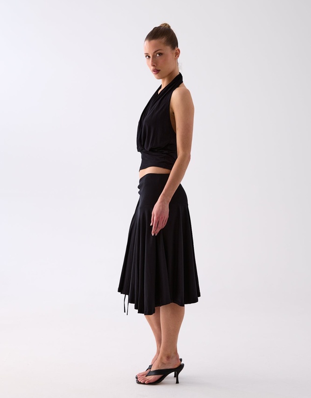 Style Addict - Aurelia Drape Halter Top