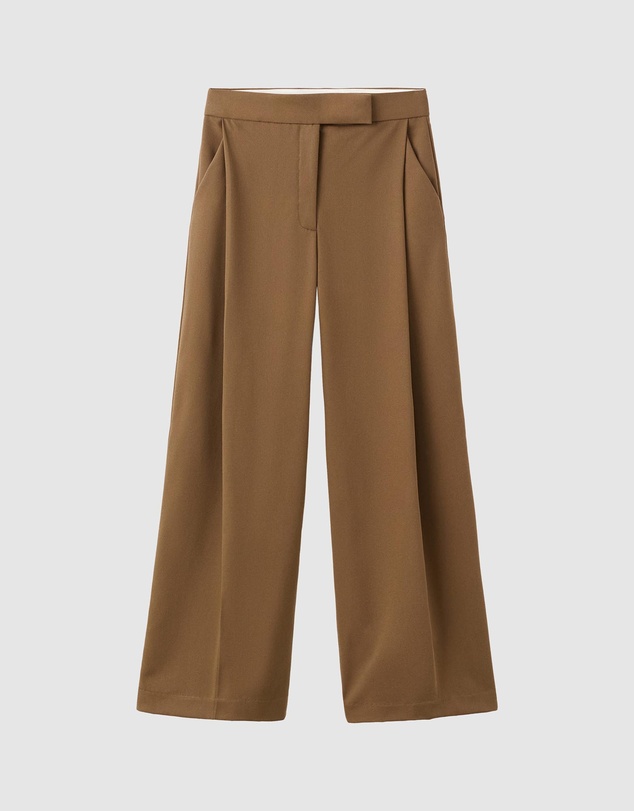 M.N.G - Pleated Wide Leg Trousers