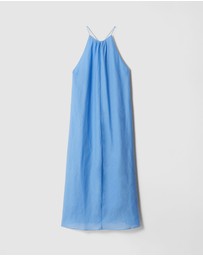 & Other Stories - Sleeveless Halterneck Midi Dress