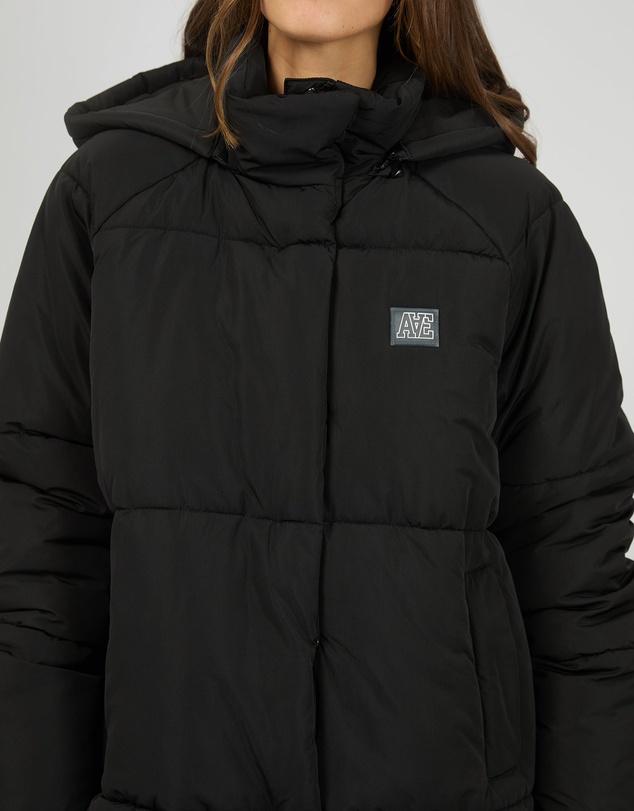All About Eve - Elevate Long Puffer Jacket Black