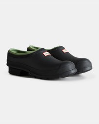Hunter - Women's Gardener Neoprene Lined Clog Black