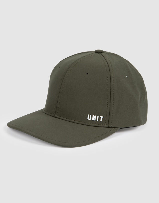 UNIT - UNIT Mens Performance Headwear - Curve Peak Snapback Cap