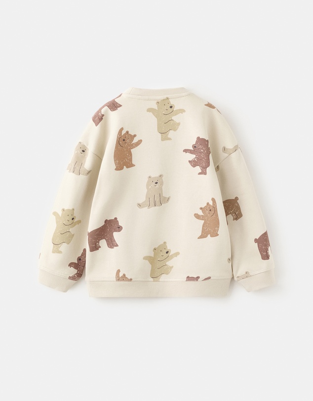 M.N.G - Bear Sweatshirt - Babies-Kids