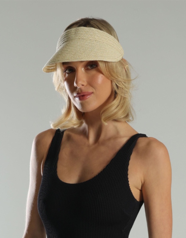 Morgan & Taylor - Caitlyn Visor in Beige