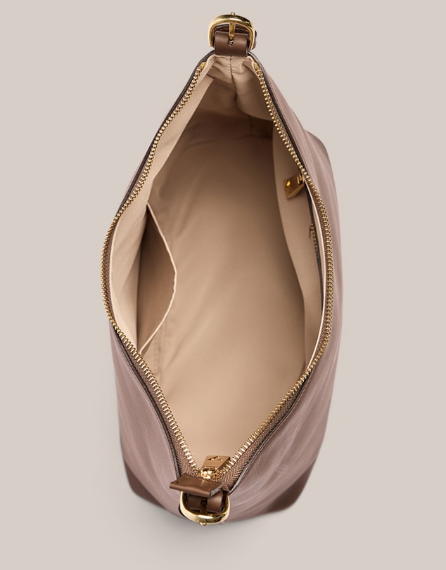 VESTIRSI - Harper Chocolate Leather Hobo