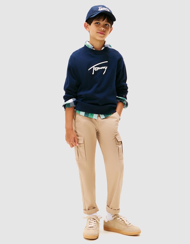 Tommy Hilfiger - Varsity TH Signature Logo Jumper - Teens
